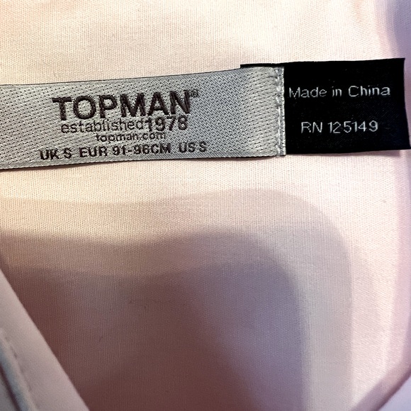 Mens small light pink collared long sleeve 👔 - Picture 3 of 3